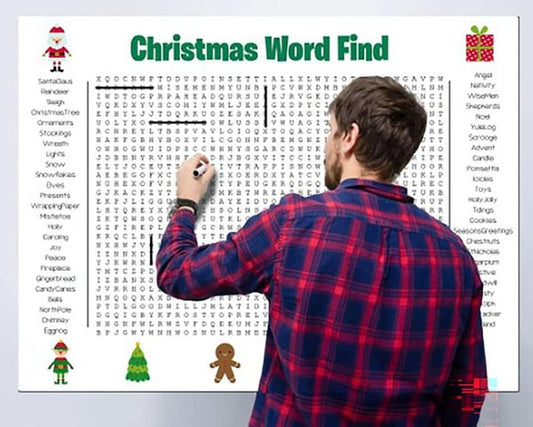 ๐ Jumbo Thanksgiving Word Search Poster(๐Giant 36"x24" Wall Game)