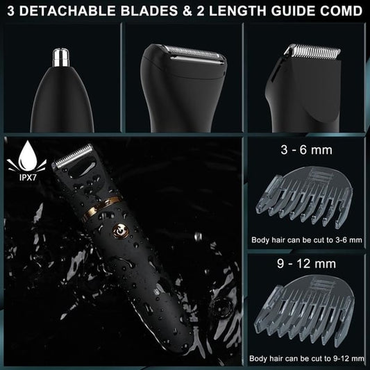 š„Hot Sale-3 in 1 Electric Body Hair Trimmer for Men