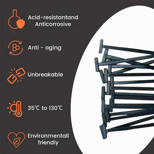 ๐ Instant Car Fix - ๐ง Nylon Universal Cable Tie Buckle - For Quick, Secure Vehicle Part Fastening!