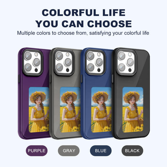 DIY Ink Screen Four Color Mobile Phone Case