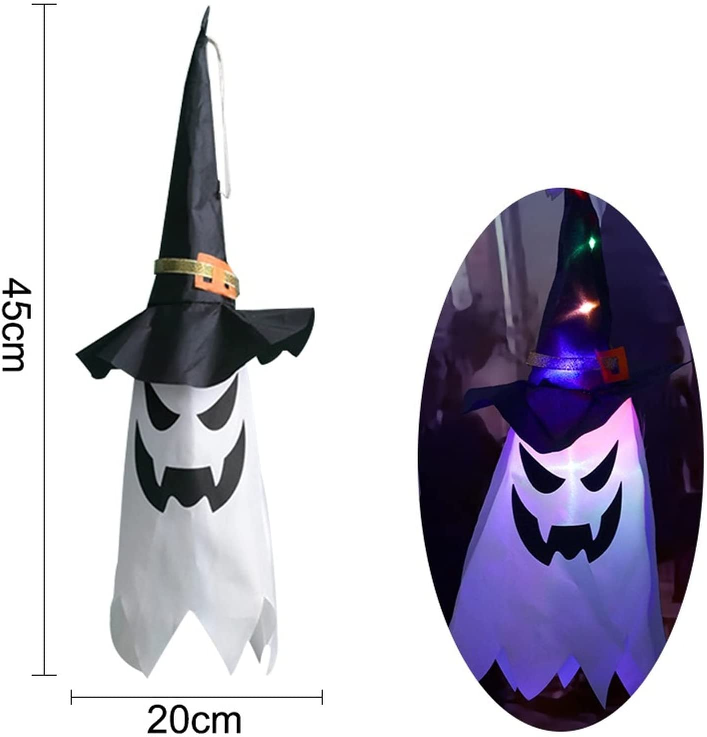Halloween Ghost LED Flashing String Lights