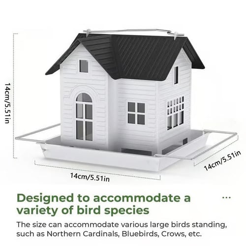 🐦Solar-Powered Glowing Bird Feeder House