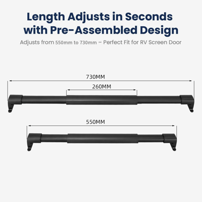 đźš—All-Aluminum RV Screen Door Handle Bar