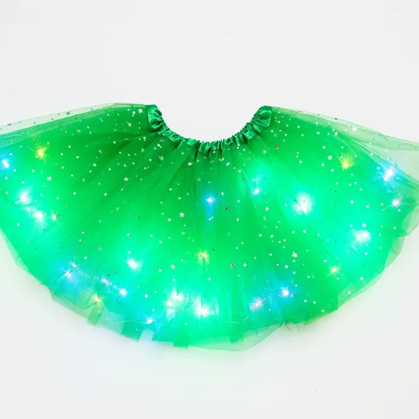 Final Clearance!๐ Princess Glow LED Skirt | Soft, Safe & Stretchy for All-Day Playโ Last Chance at This Price!
