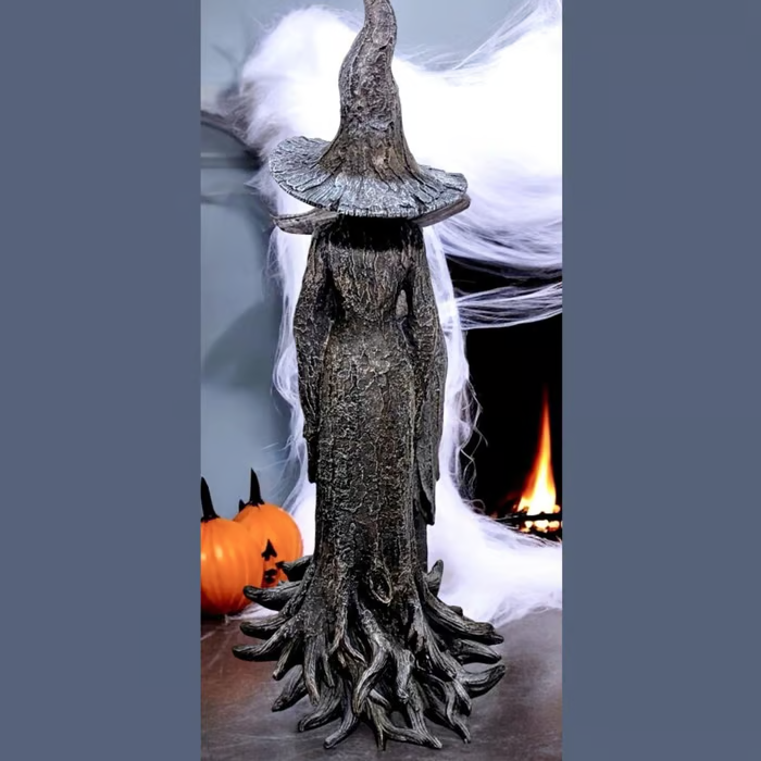 🧙♀️💫Hand-Painted Enchanting Witch Statue: The Guardian of Your Home (✨Same as in the video)