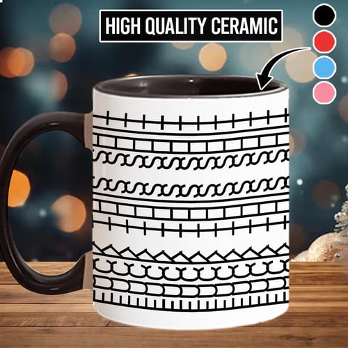 Fuck This Shit Mug, Hidden Message Funny Ceramic Coffee Mugs