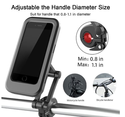 ð¥Waterproof Bicycle & Motorcycle Phone Holder