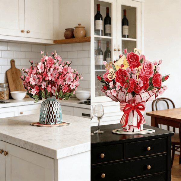 🏆65K+ SOLD! 💌 Forever-Blooming 3D Flower Pop-Up Card– Personalized Love Message & Everlasting Bloom 🎁