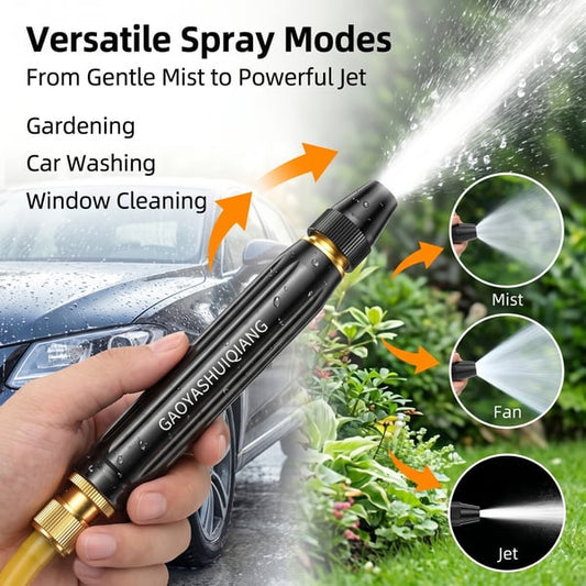 š„High-Pressure Water Spray Gun ā Multi-Use Cleaning Tool for Car, Garden & Home š¦