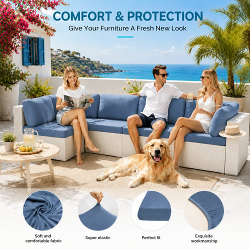πͺ Stretch Sofa Cushion Covers Set (4 / 8 / 12 PCS) π₯