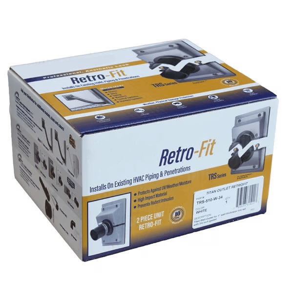 🔥🔥HVAC Wall Penetration & Line-Set Cover Kit – Retrofit Finish Solution