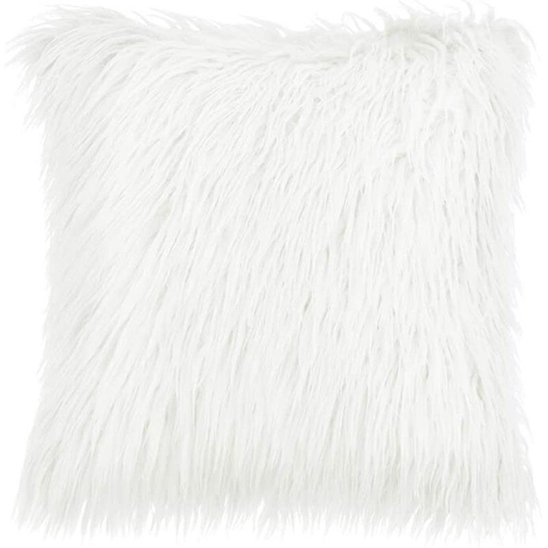 Fluffy Soft Throw Pillow Case