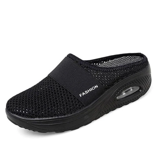 💥 The Last Day SALE OFF-Breathable Lightweight Air Cushion Slip-On Walking Slipper