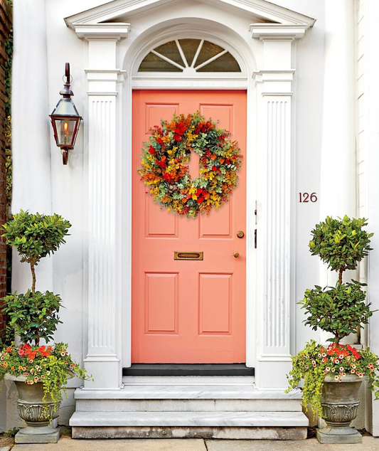Fall Eucalyptus Farmhouse Wreath