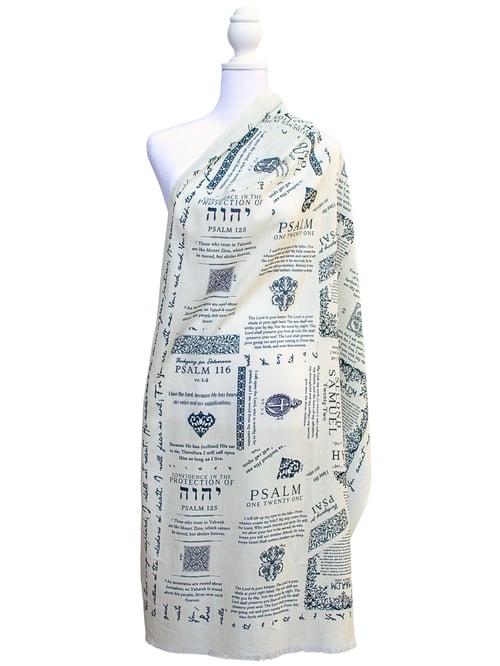 ✝️Protection Bible Verse Scarf, Yeshua Scripture Wrap🙏