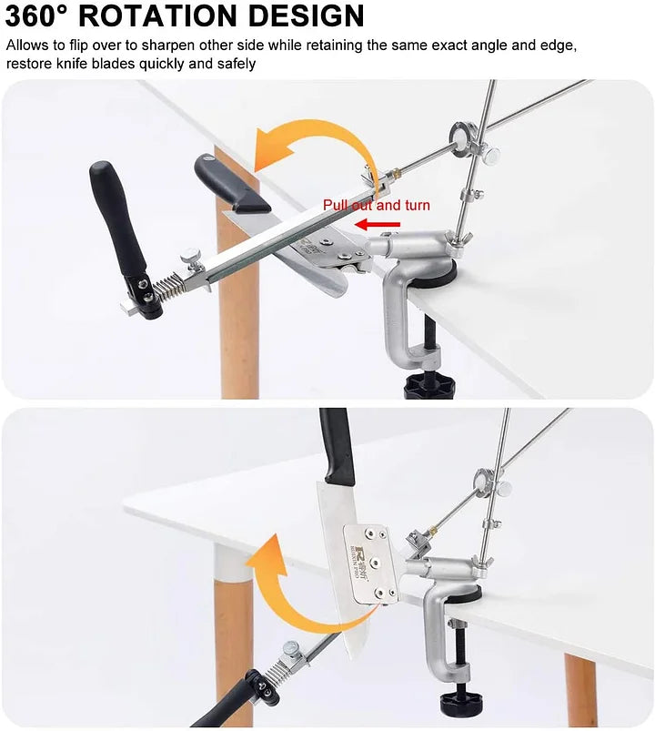🎁Hot Sale🔥 -PRO KNIFE Sharpener With 7 Whetstones( Hot Sale - 50% OFF)