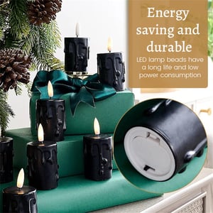 LED Cone-Shaped Festival Clip Candle
