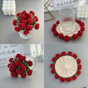 💥🔥Rose Bouquet Coaster