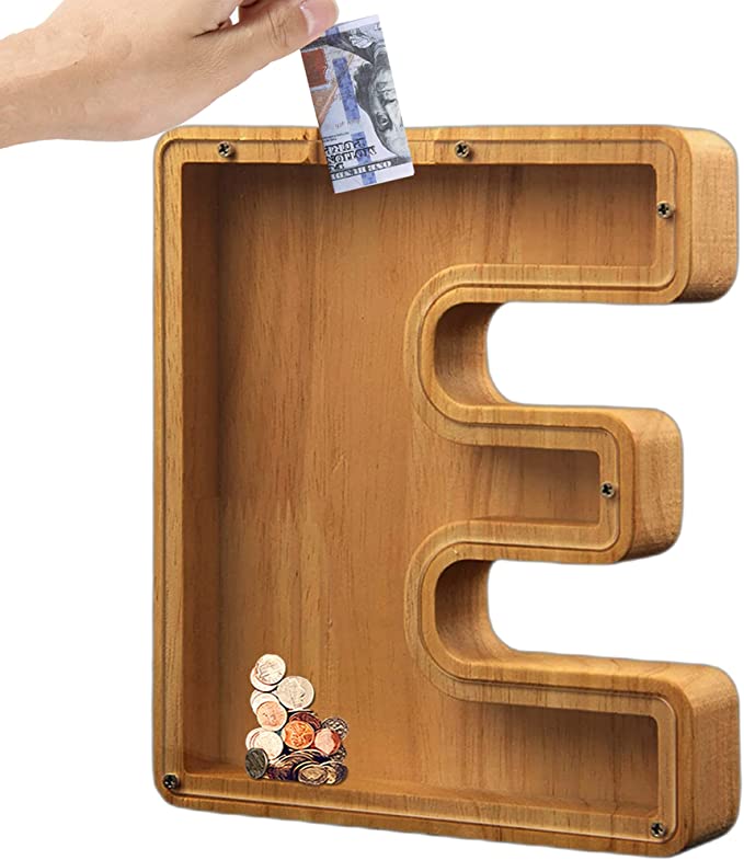 Piggy Bank-Wood Gift For Kids-Customizable name