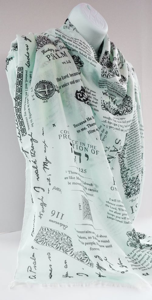 ✝️Protection Bible Verse Scarf, Yeshua Scripture Wrap🙏