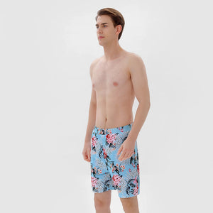 🎉Spring Sale 50% Off - Family Matching Blue Pink Flower Printed Swimsuits