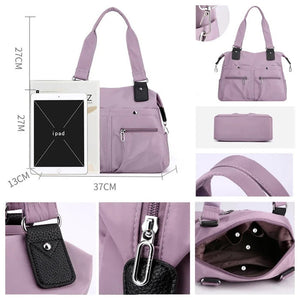🔥Hot Sale👜Large Capacity Waterproof Multi Pocket Shoulder Bag