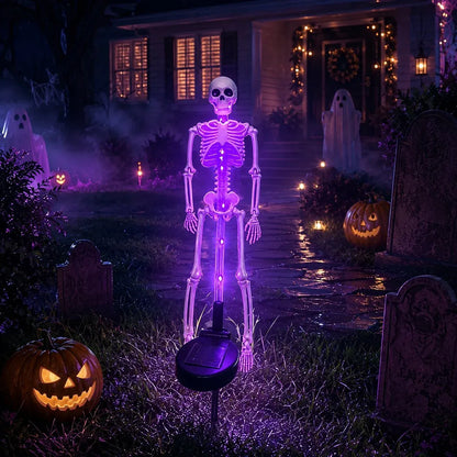 💀 Solar Skeleton Yard Stake - Image 7