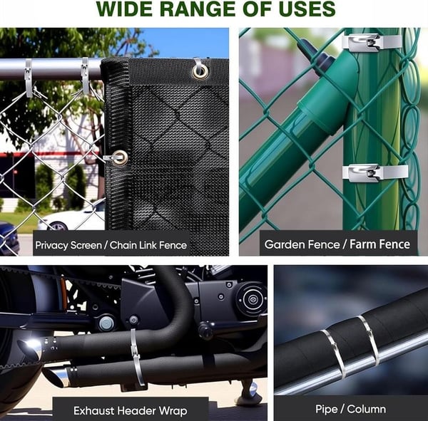 Spring Hot Sale🔥Stainless Steel Cable Tie Gun with Metal Zip Ties
