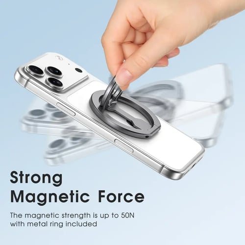 Double-Sided Magnetic Phone Stand Adjustable & Compatible with iPhone 12-17 Series