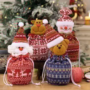 🎉 Last Day Promotion 49% OFF 🎉Christmas Knitted Doll Gift Bags