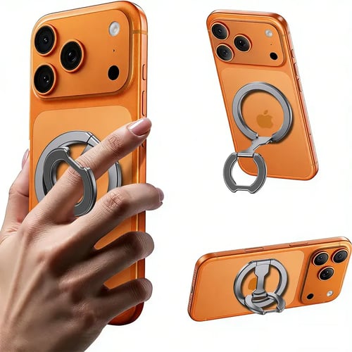 Double-Sided Magnetic Phone Stand Adjustable & Compatible with iPhone 12-17 Series