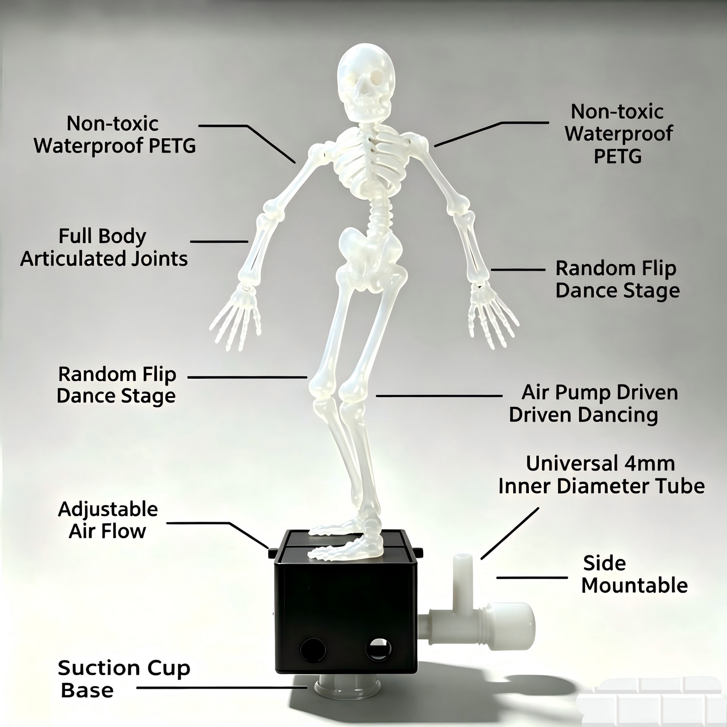 🔥Aquarium Dancing Skeleton Decor🔥