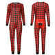 Classic Christmas Buffalo Plaid Family Matching Pajamas Sets