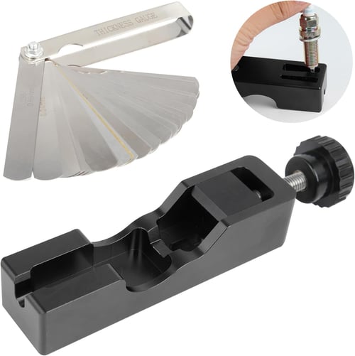 🔧 Spark Plug Gap Tool with Feeler Gauge