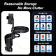 Car Cup Holder Tray Table with Expandable Base - Cell Phone and Dual Drink Cup Holder Expander for Car, Truck