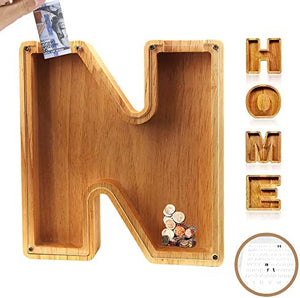 Piggy Bank-Wood Gift For Kids-Customizable name