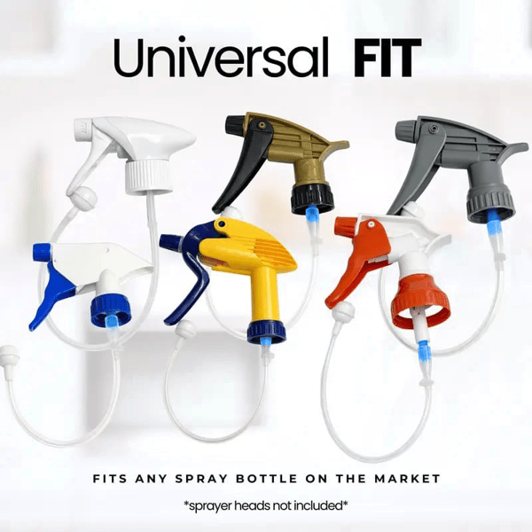 🔥🌟💦 3-Pack Universal Fit 360° Spray Bottle Adapter