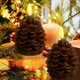 🎅2024 Christmas Promos-Flameless Pinecone Candles Battery Operated