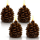 🎅2024 Christmas Promos-Flameless Pinecone Candles Battery Operated