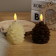 🎅2024 Christmas Promos-Flameless Pinecone Candles Battery Operated