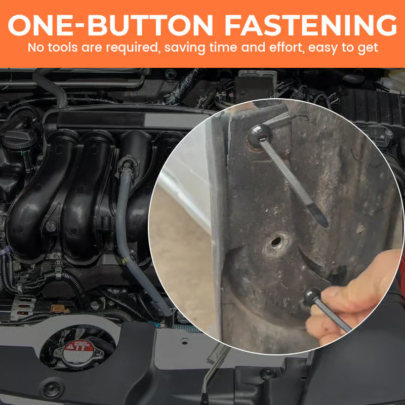 🚗 Instant Car Fix - 🔧 Nylon Universal Cable Tie Buckle - For Quick, Secure Vehicle Part Fastening!