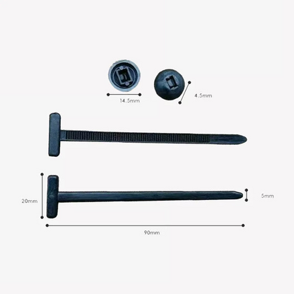 🚗 Instant Car Fix - 🔧 Nylon Universal Cable Tie Buckle - For Quick, Secure Vehicle Part Fastening!