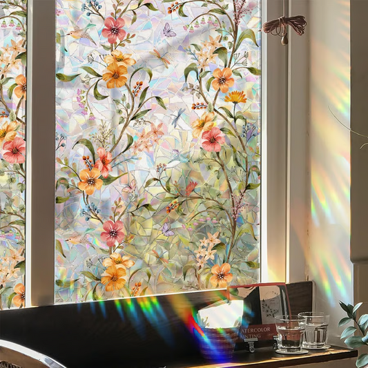 🌺Colorful Floral Bouquet Window Sticker