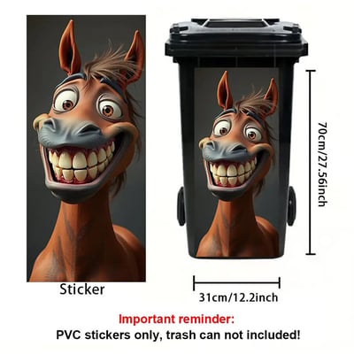 🔥Cartoon Wheelie Bin Stickers ‑ Make Your Bin Stand Out On The Kerb