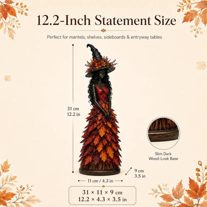 🔥LAST DAY 50% OFF - 🧙‍♀️Enchanted Autumn Witch Figurine(📦Buy 4 Free Shipping)