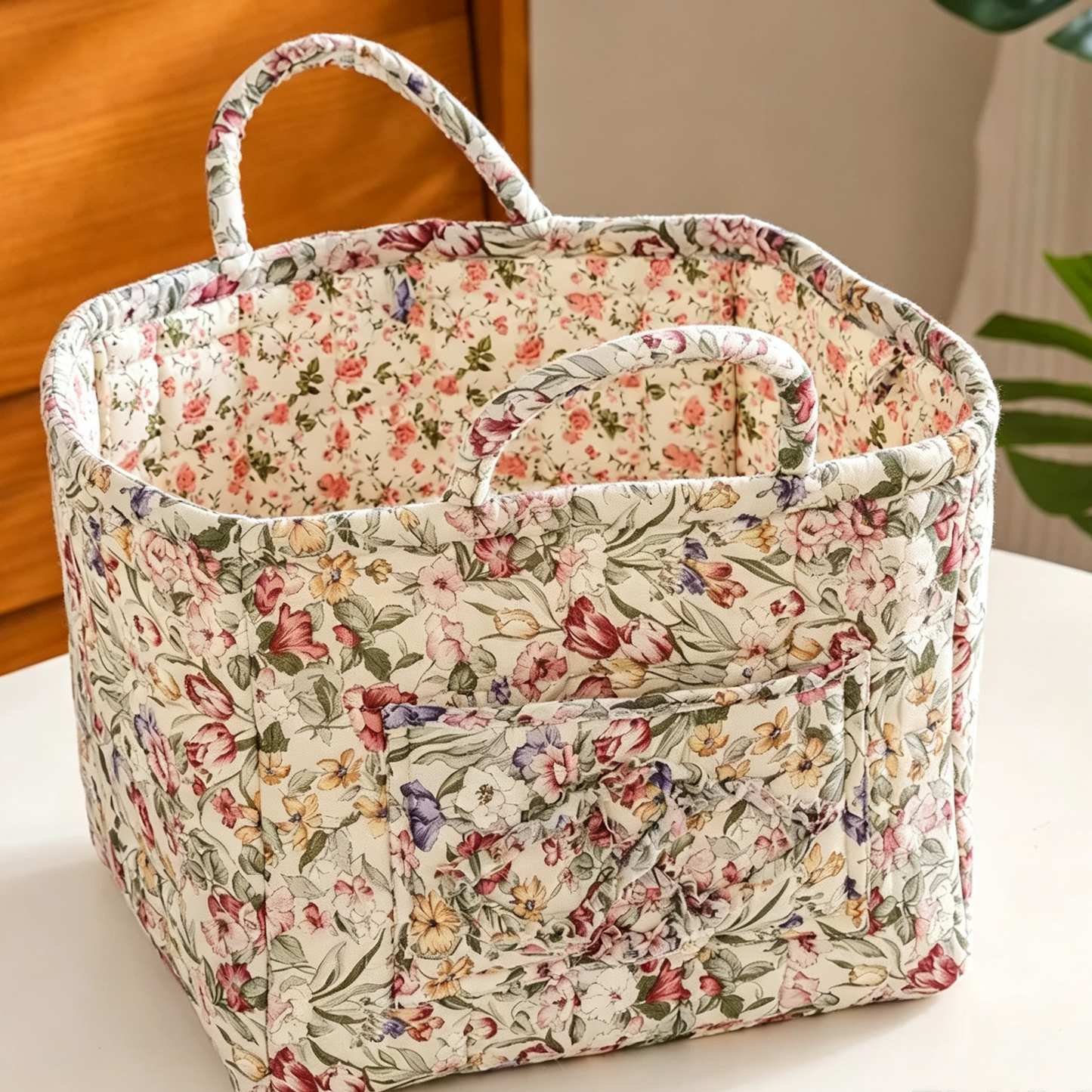 🔥2026 BIG Sale💐💥Boho Fabric Storage Basket🌸
