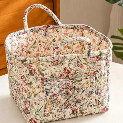 🔥2026 BIG Sale💐💥Boho Fabric Storage Basket🌸