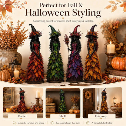 🔥LAST DAY 50% OFF - 🧙‍♀️Enchanted Autumn Witch Figurine(📦Buy 4 Free Shipping)