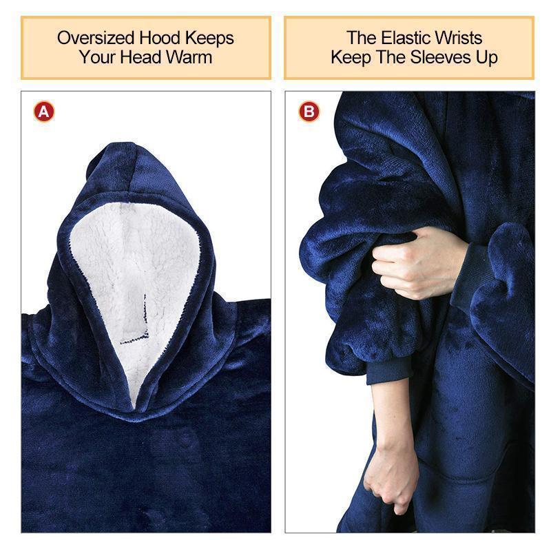 Blanket Sweatshirt For Adults & Children(🎉Big Sale - 50% Off + Buy Two Free Shipping)