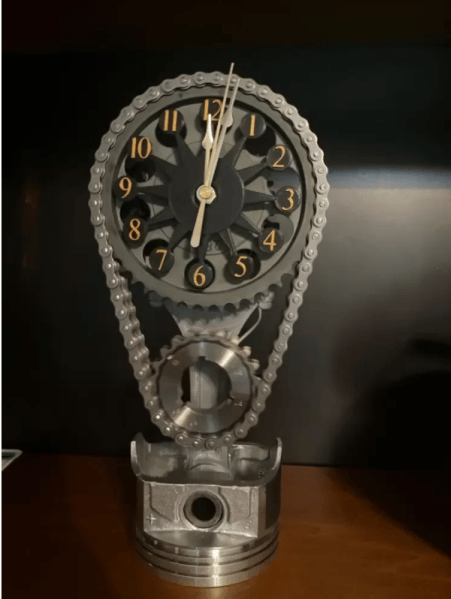 🎁HOT SALE 50% OFF🔥MOTORIZED ROTATING CHAIN CLOCK